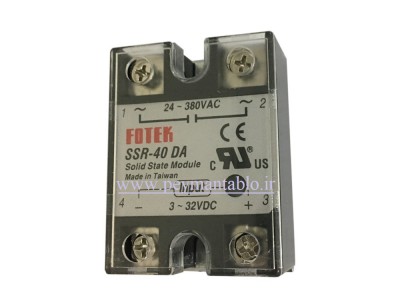 رله SSR تک فاز 40 آمپر FOTEK 40DA