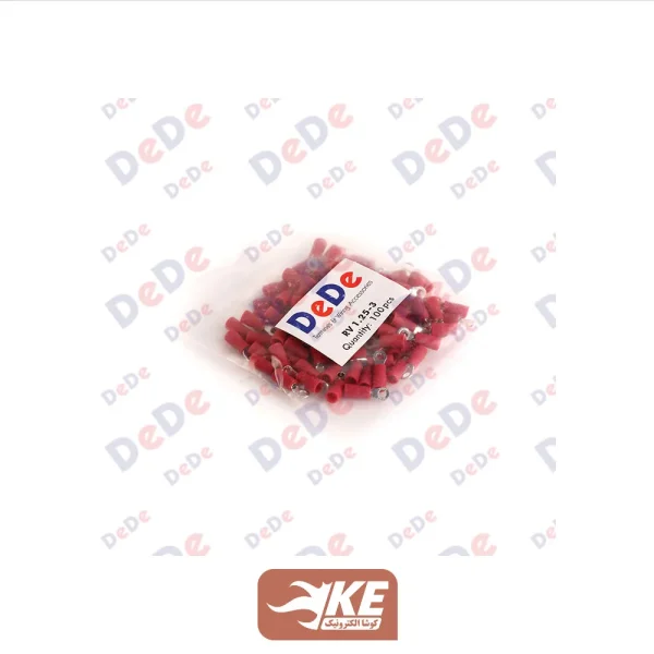 سرسیم حلقوی DeDe سایز 1.5 سری RV1.25-x بسته 100 عددی