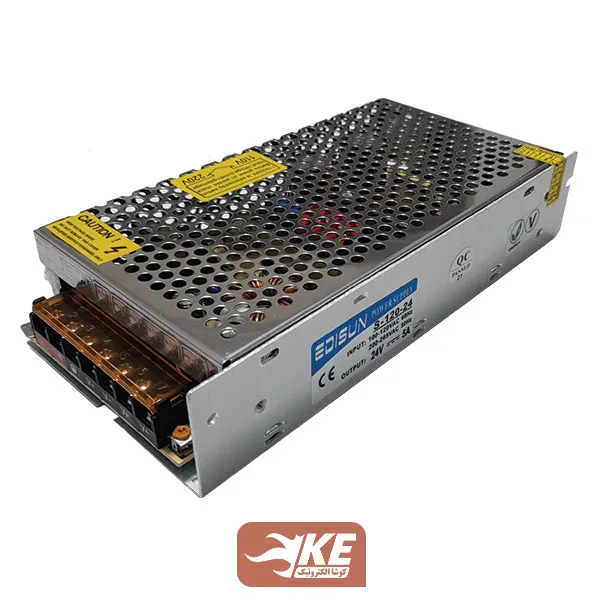 منبع تغذیه کف خواب 24 ولت 5 آمپر ادیسون مدل S-120-24